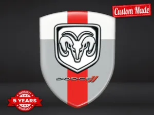 Dodge Emblemas Silicona Auto Resistentes Alta Calidad Profesional